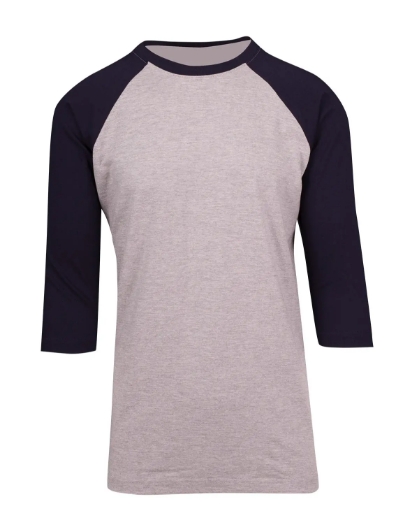 Picture of RAMO, Mens 3/4 Sleeve Raglan Tee